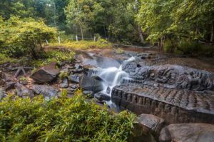 Kulen waterfall 1000 Lingas and Srash Damrei