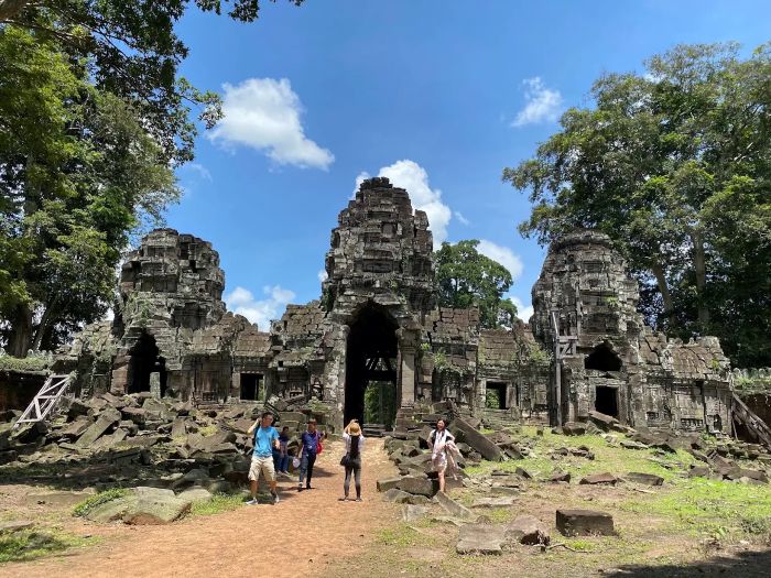 Taprom of Preah Khan Kampong svay attractions in Cambodia