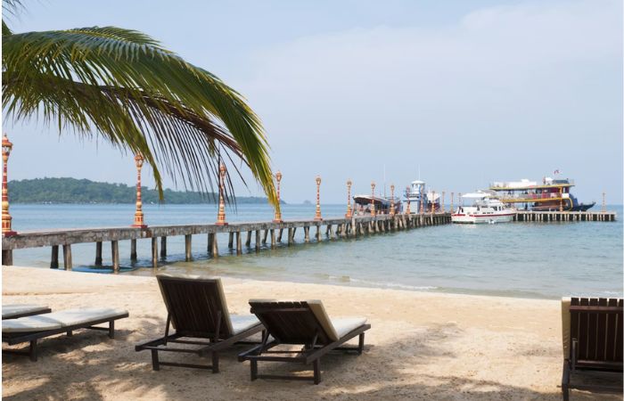 Victory beach attractions in Cambodia