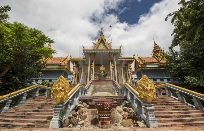 Wat Samrong Knong attractions in Cambodia