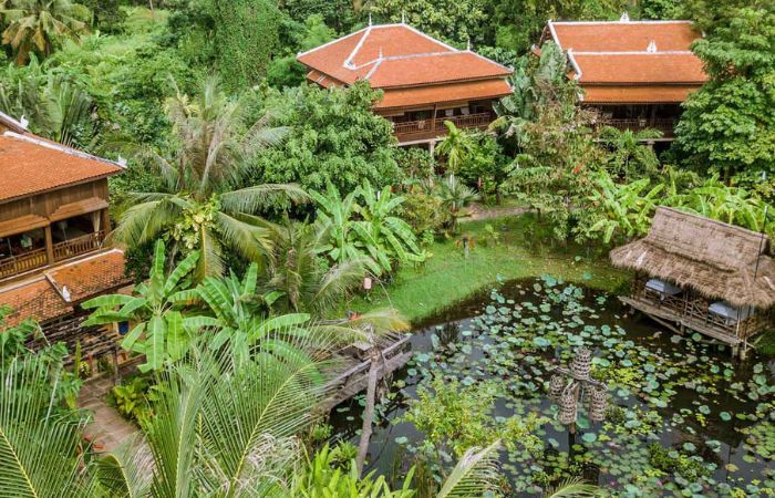 Wat Kor village attractions in Cambodia