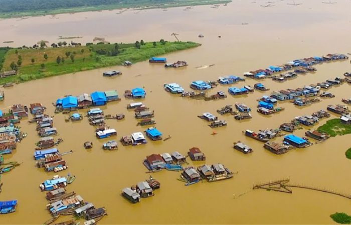Tonle Sap view attractions in Cambodia