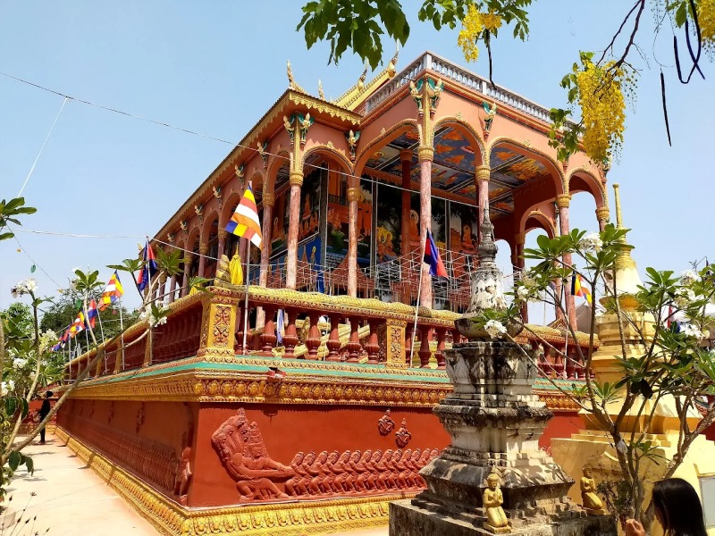 Wat Prasat Pagoda attractions in Cambodia