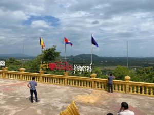 The historic Yey Yat Shrine at Phnom Yat in Pailin, Cambodia, a featured stop on private tours by Phnom Penh Taxi Driver.