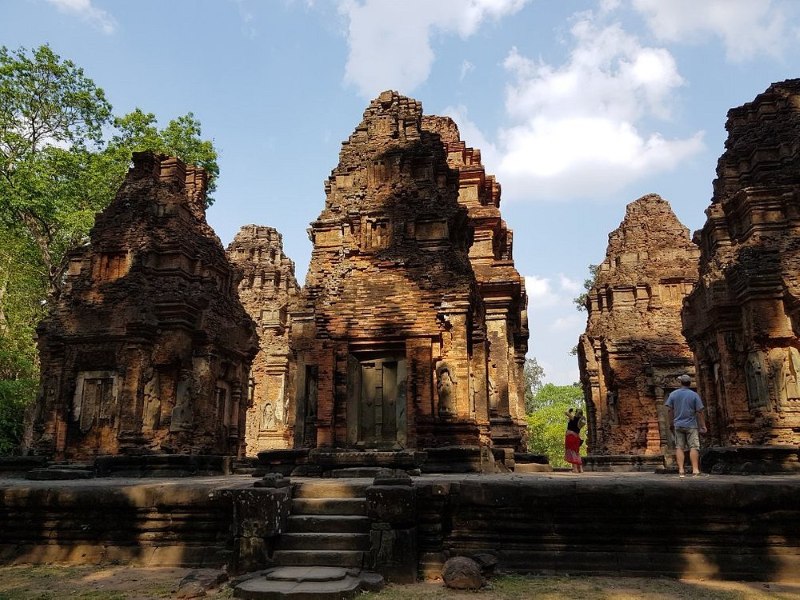 Roluos temple( Roluos group) attractions in Cambodia